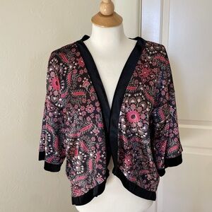 Jennyfer Kimono Cardigan – Medium – Beautiful Print!